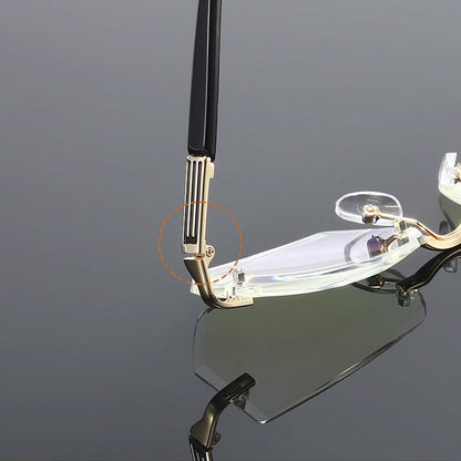 Блокиране на синята светлина Очила за четене без рамки за пресбиопия