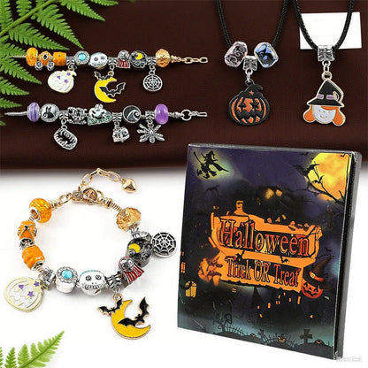 Zestaw bransoletki i naszyjnika DIY dla dzieci na Halloween