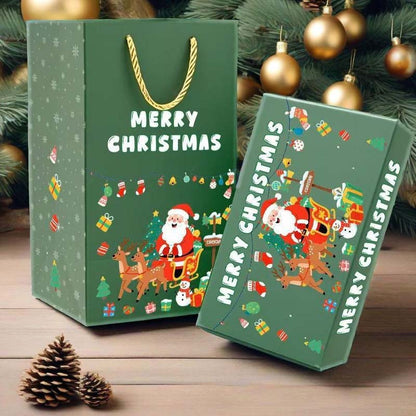 🎅Unikalne składane pudełko na prezent świąteczny typu pop-up🦌